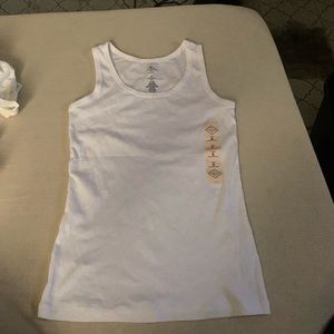 [ST. JHONS BAY] Size Small Brand New White Muscle shirt